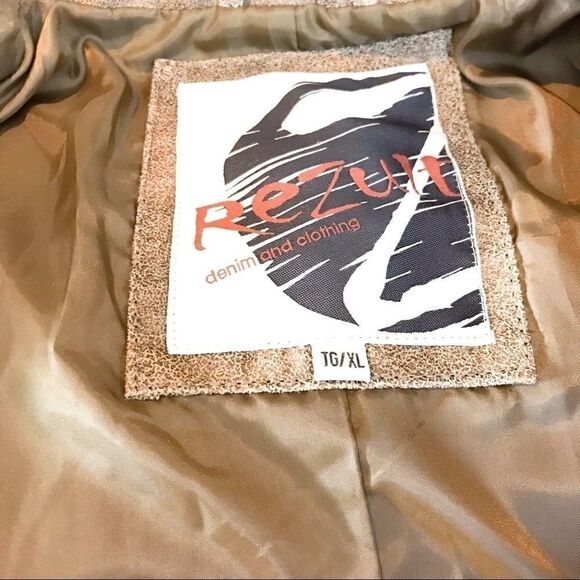 𝅺tan Genuine Leather Jacket - Picture 3 of 14